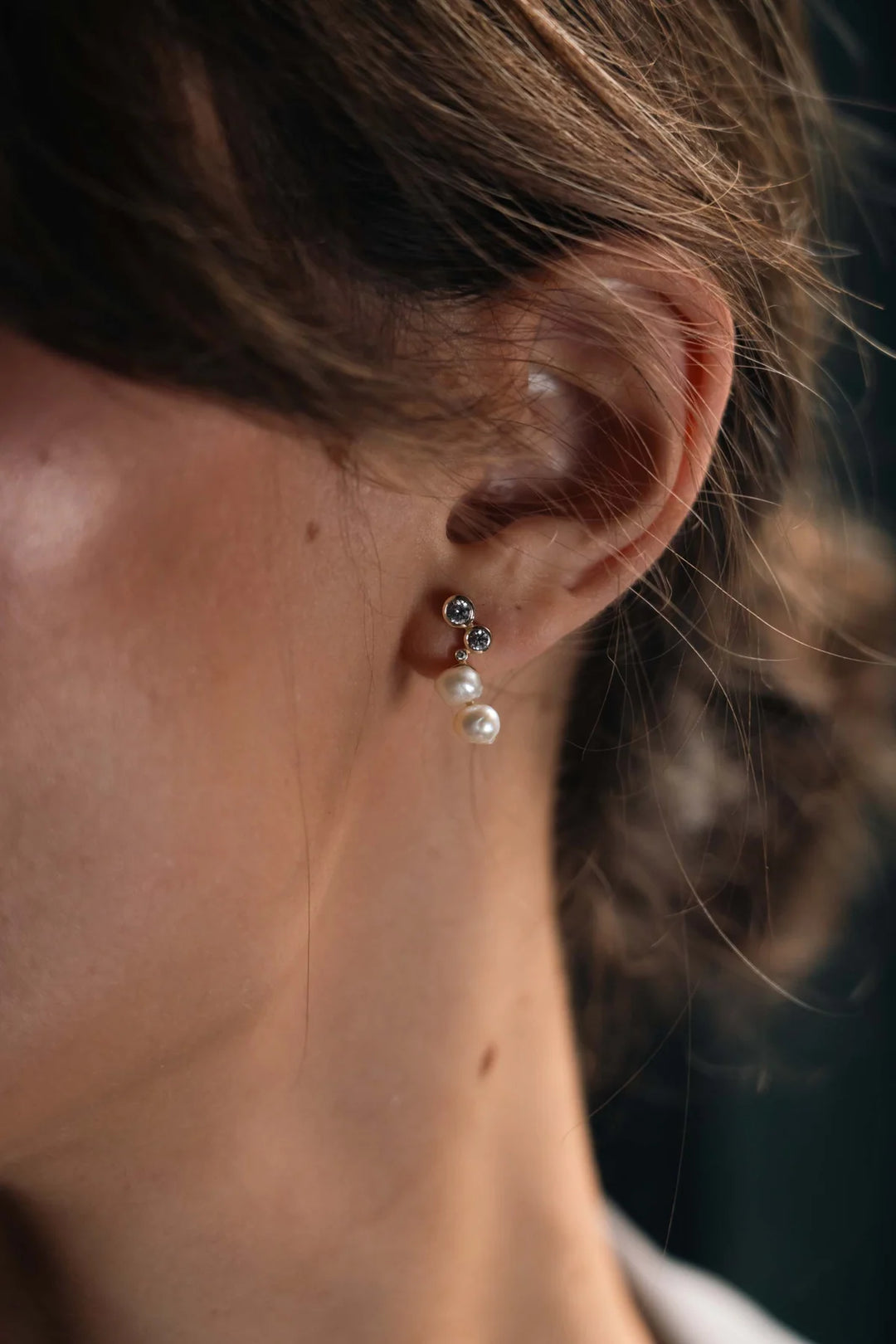 OYSTER EARRINGS SILVER