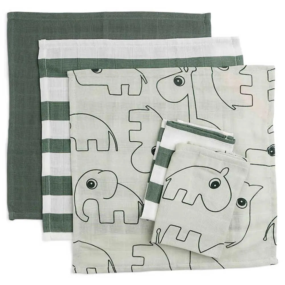 GREEN CLOTH WIPES 5 PACK