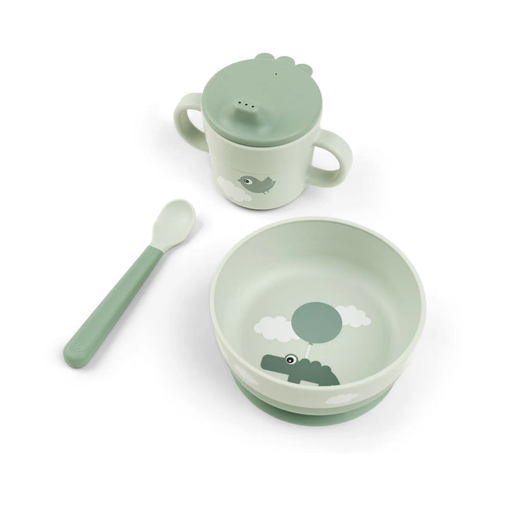 GREEN HAPPY FOODIE FIRST MEAL SET