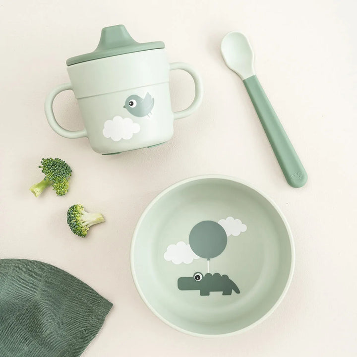 GREEN HAPPY FOODIE FIRST MEAL SET