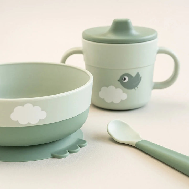 GREEN HAPPY FOODIE FIRST MEAL SET