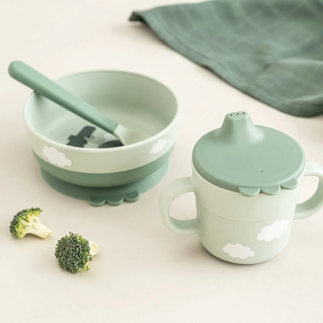 GREEN HAPPY FOODIE FIRST MEAL SET