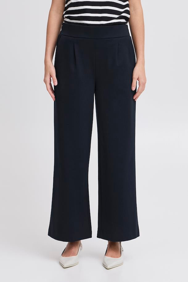 COPENHAGEN NIGHT RIZETTA CROPPED WIDE LEG TROUSER