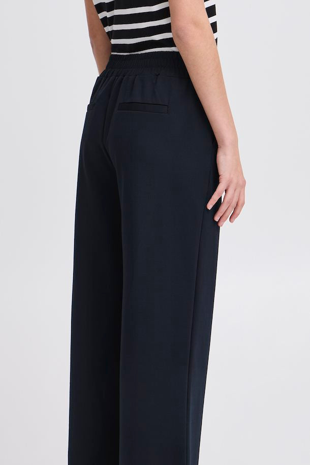 COPENHAGEN NIGHT RIZETTA CROPPED WIDE LEG TROUSER