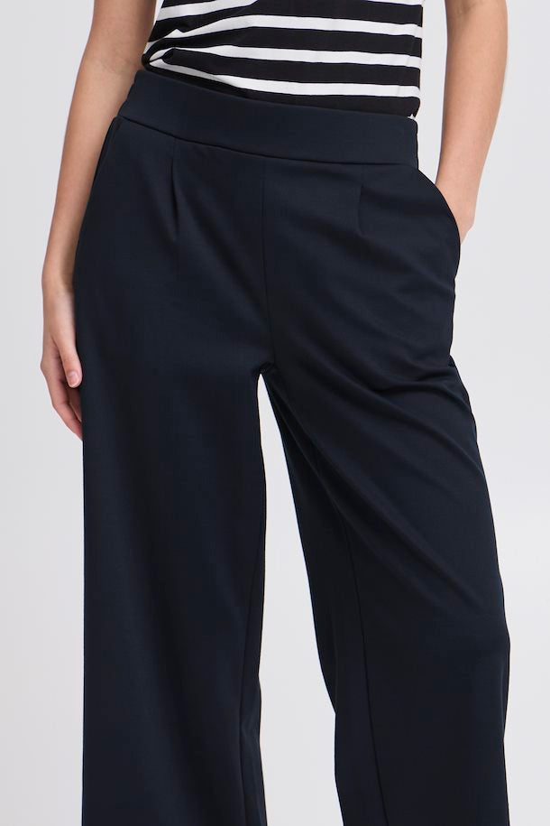 COPENHAGEN NIGHT RIZETTA CROPPED WIDE LEG TROUSER