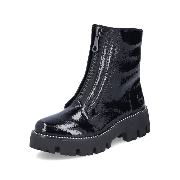 Y3351-00 LADIES BLACK MID HEIGHT BOOTS