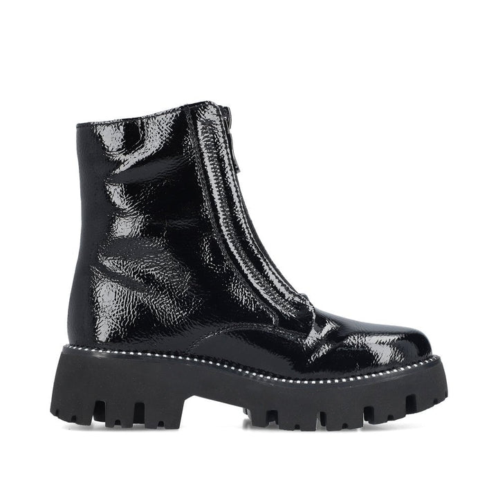 Y3351-00 LADIES BLACK MID HEIGHT BOOTS