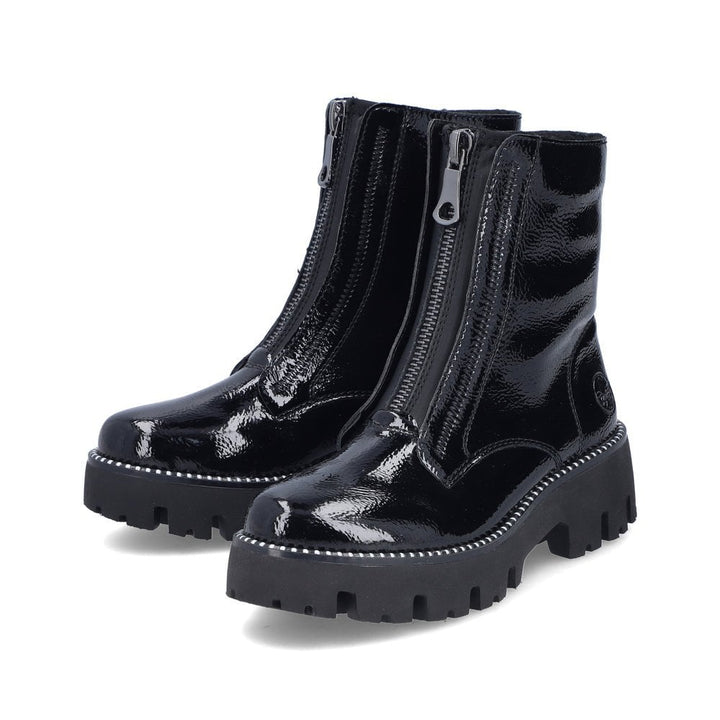 Y3351-00 LADIES BLACK MID HEIGHT BOOTS