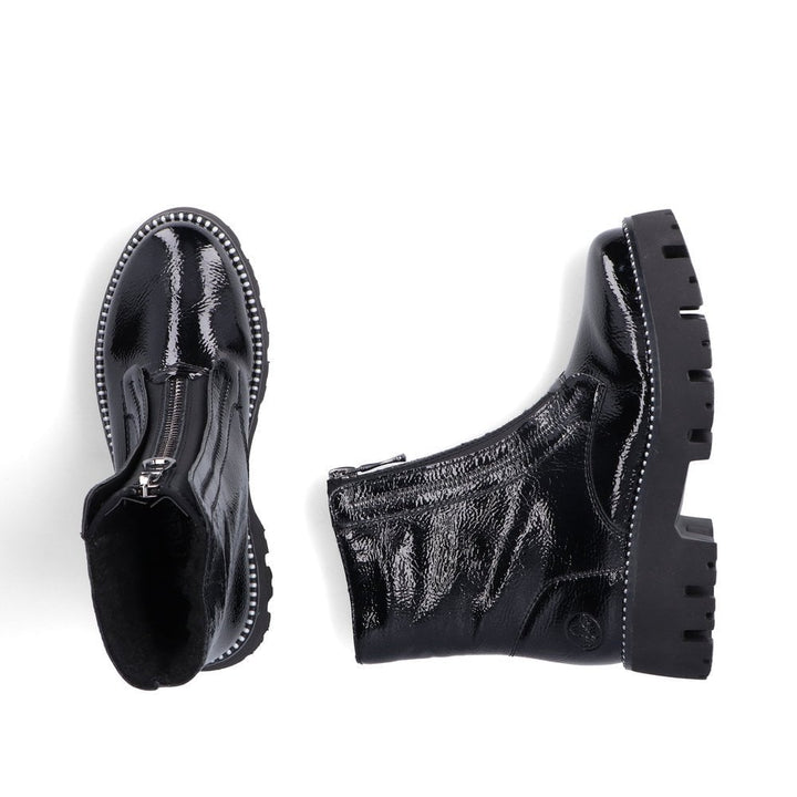 Y3351-00 LADIES BLACK MID HEIGHT BOOTS