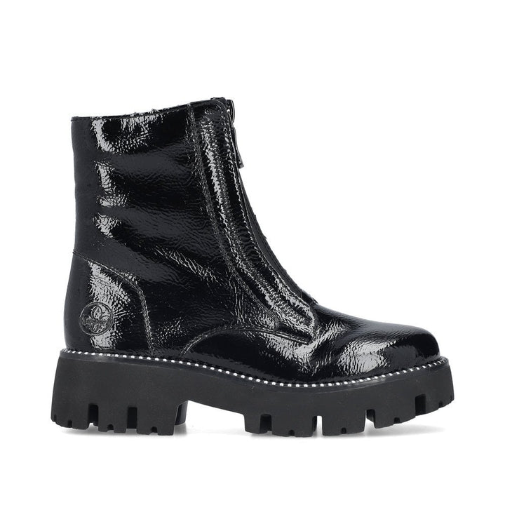 Y3351-00 LADIES BLACK MID HEIGHT BOOTS