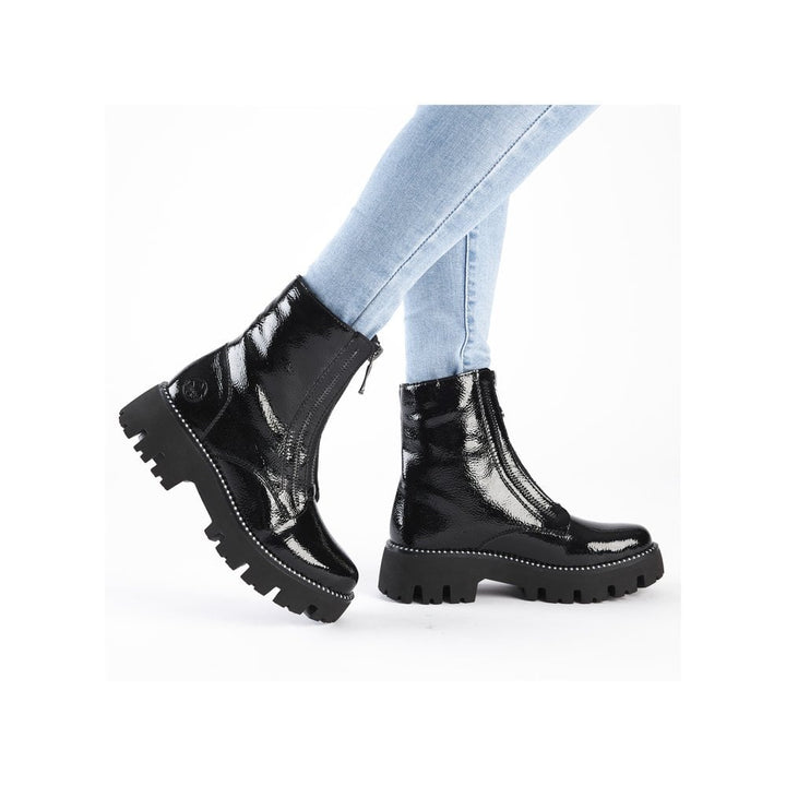 Y3351-00 LADIES BLACK MID HEIGHT BOOTS