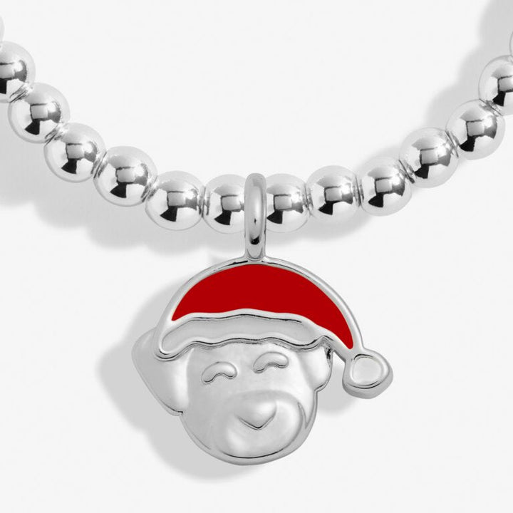 A LITTLE SANTA PAWS GIRLS BRACELET