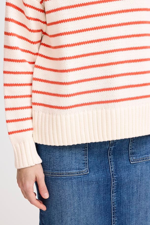 POINSETTIA MIX STRIPE NAGLA JUMPER