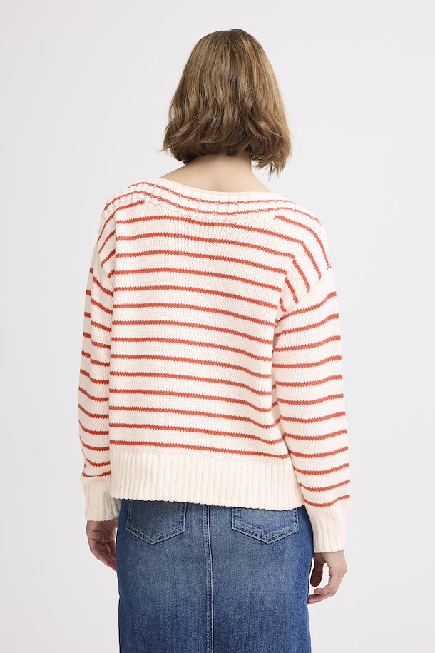 POINSETTIA MIX STRIPE NAGLA JUMPER