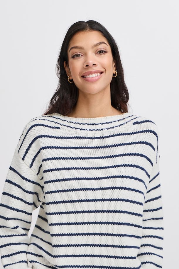 MARSHMALLOW MIX STRIPE NAGLA JUMPER