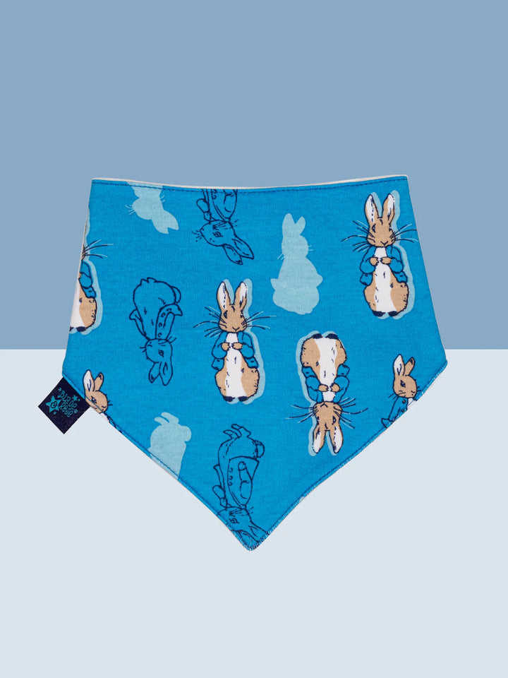 PETER RABBIT NAVY BIB