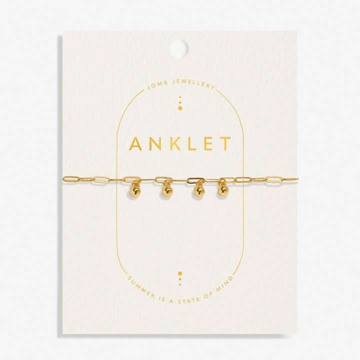 GOLD CHARMS ANKLET