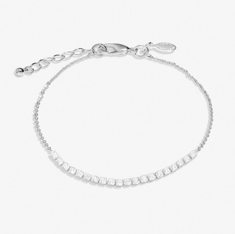 SILVER TENNIS ANKLET