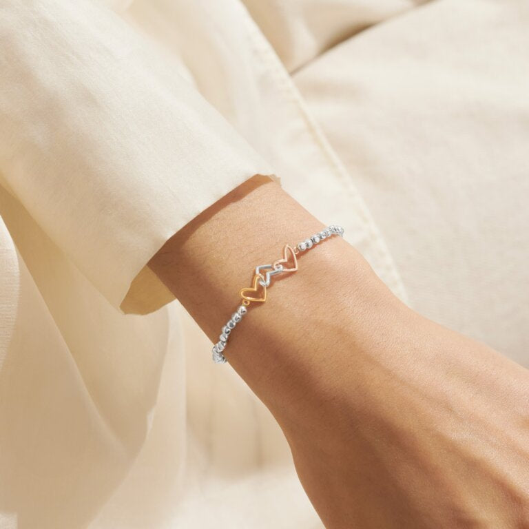 FOREVER YOURS FRIENDSHIP LAUGHTER HAPPINESS BRACELET