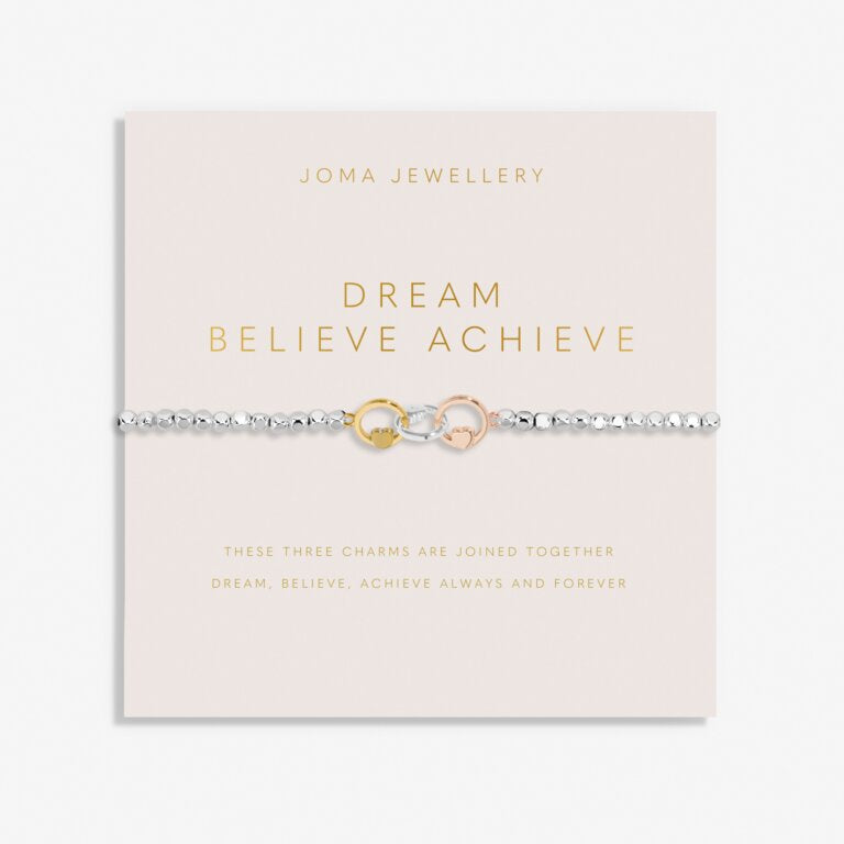 FOREVER YOURS DREAM BELIEVE ACHIEVE BRACELET