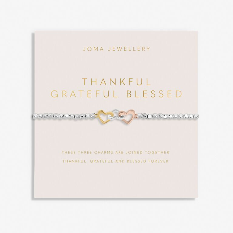 FOREVER YOURS THANKFUL GRATEFUL BLESSED BRACELET