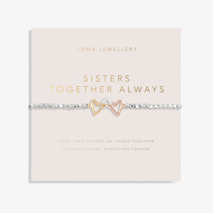 FOREVER YOURS SISTERS TOGETHER ALWAYS BRACELET