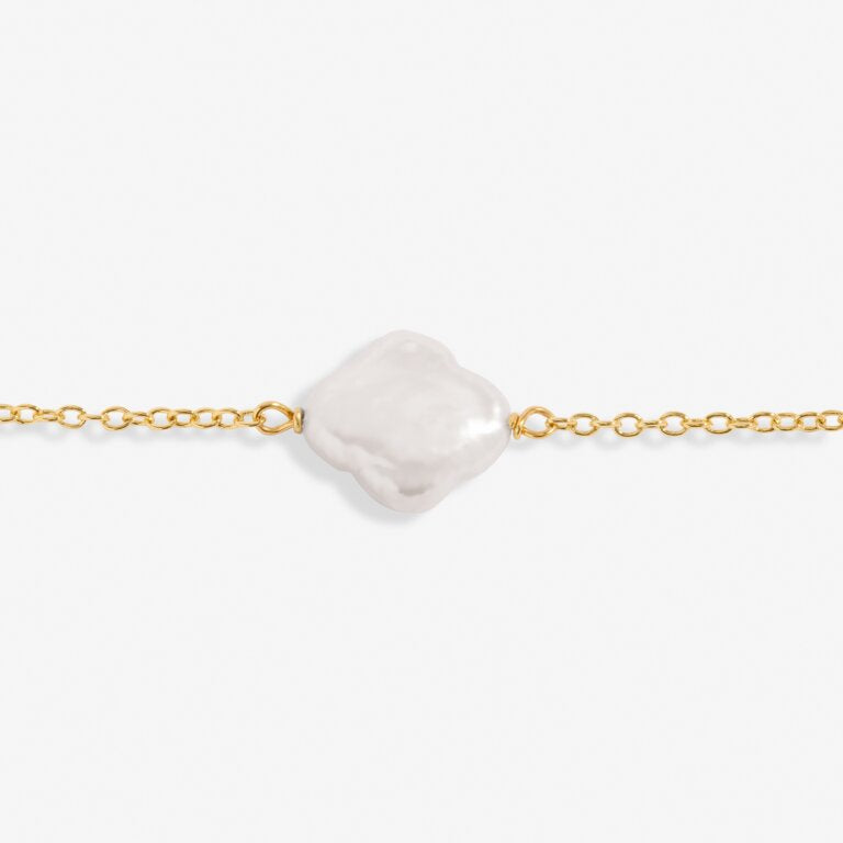 GOLD PEARL CLOVER ANKLET