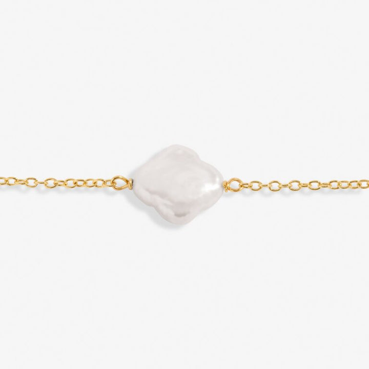 GOLD PEARL CLOVER ANKLET