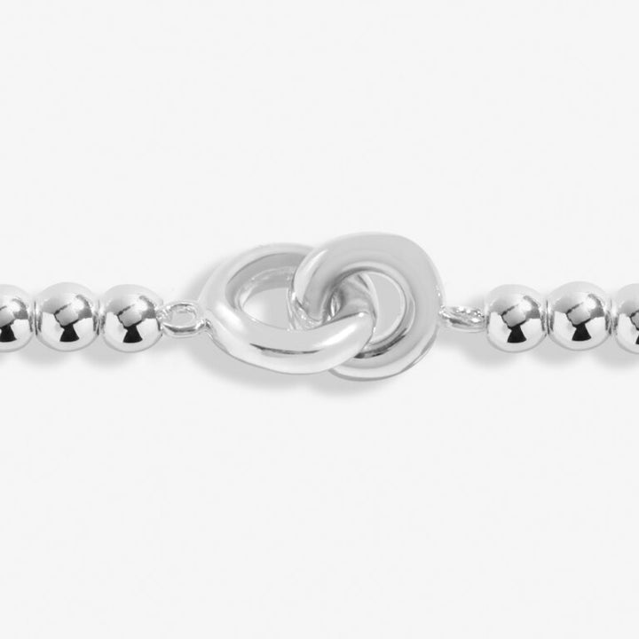 SILVER LINKED CIRCLES ANKLET