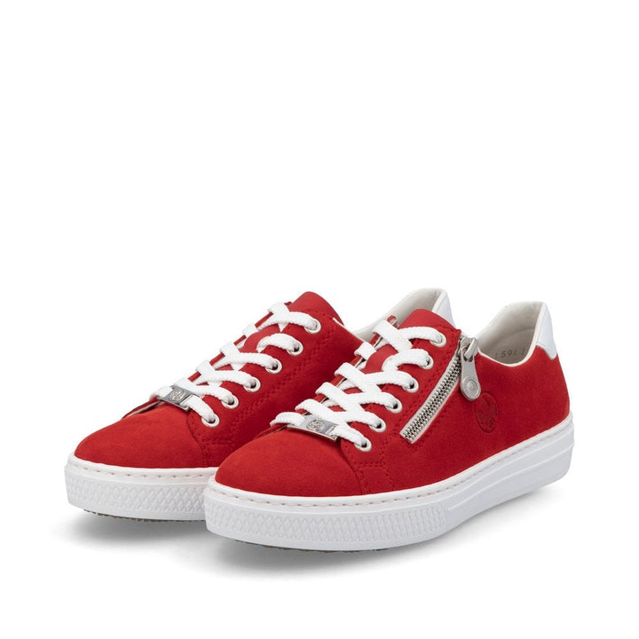 L59L1-33 LADIES SHOES RED SEITL. ANFLECHTER