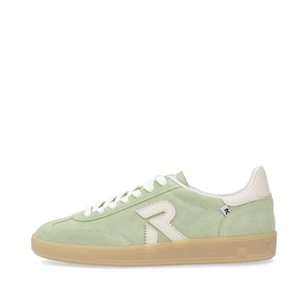 TRAINERS GREEN GESTROBELT