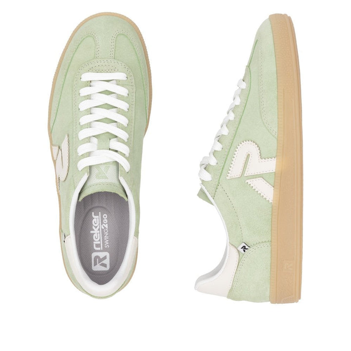 TRAINERS GREEN GESTROBELT