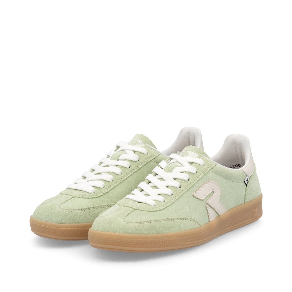 TRAINERS GREEN GESTROBELT