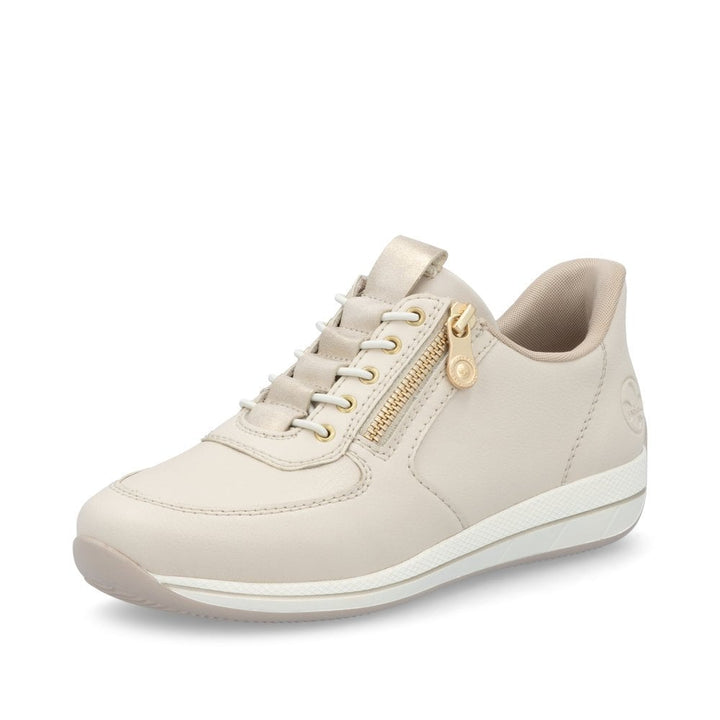 N1156-60 BEIGE ZIP UP TRAINER