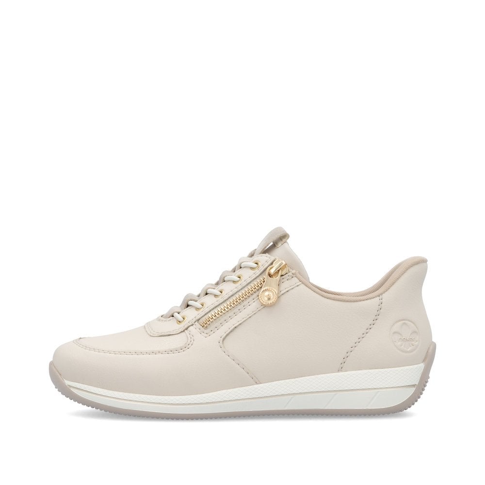 N1156-60 BEIGE ZIP UP TRAINER