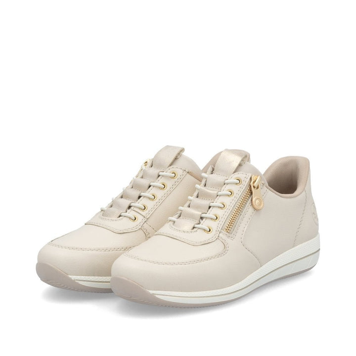 N1156-60 BEIGE ZIP UP TRAINER