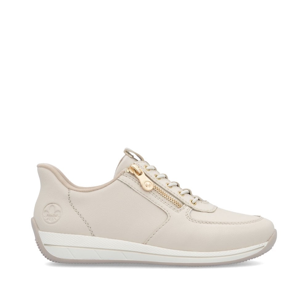 N1156-60 BEIGE ZIP UP TRAINER