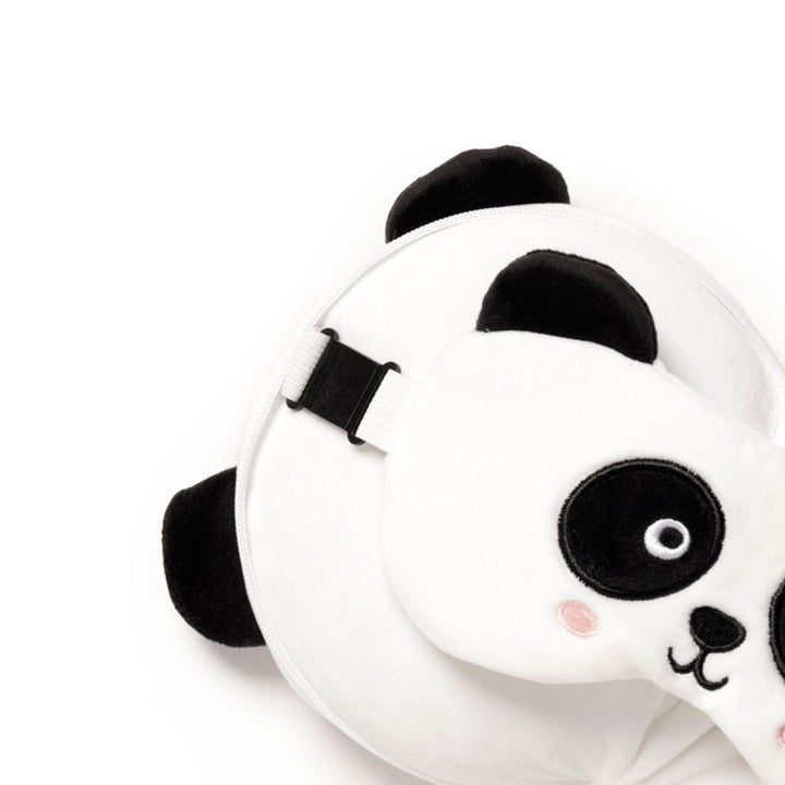 MY TRAVEL BUDDY PANDA TRAVEL PILLOW WITH EYE MASK