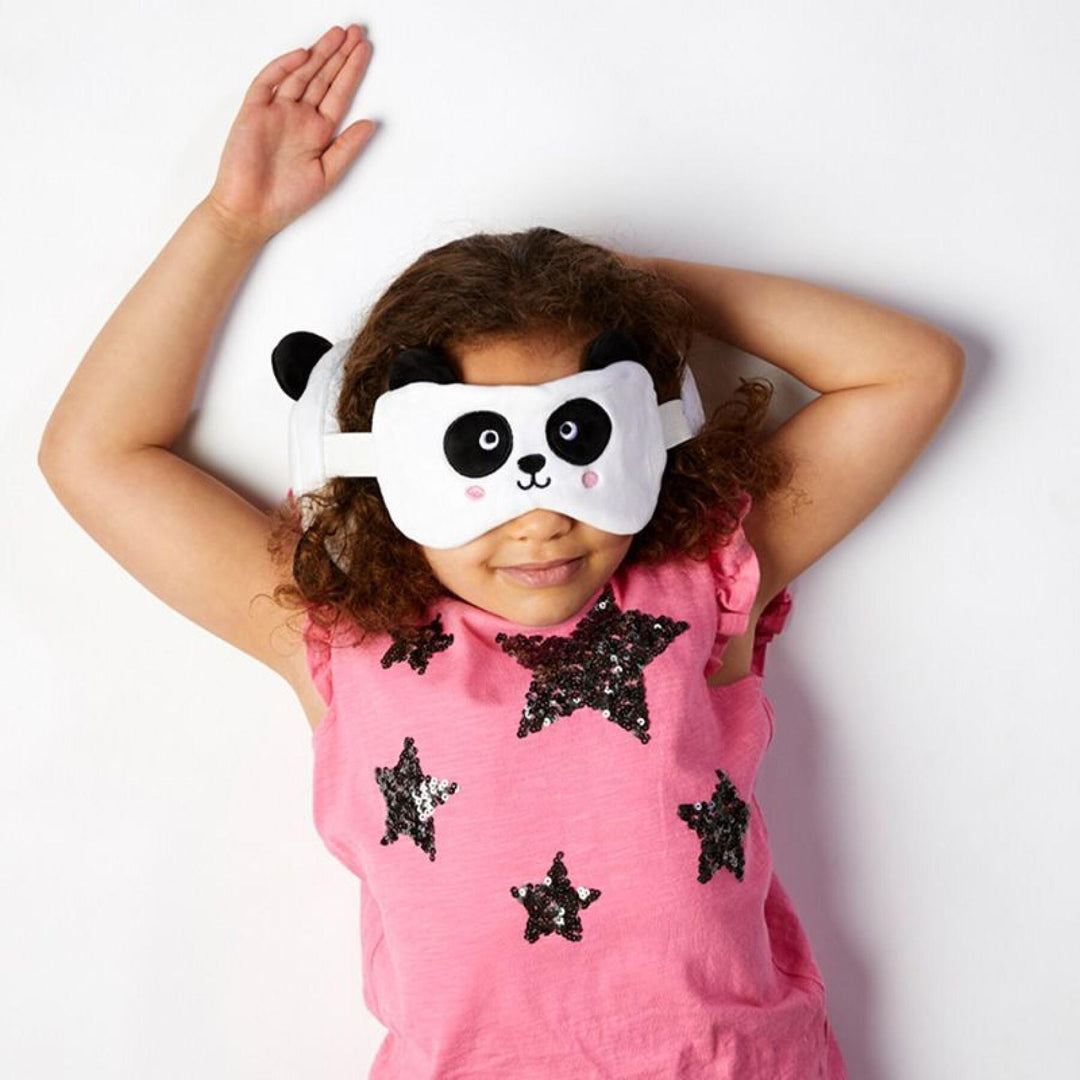 MY TRAVEL BUDDY PANDA TRAVEL PILLOW WITH EYE MASK