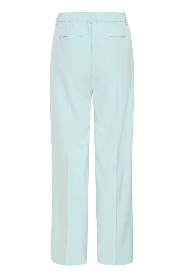 DANTA WIDE LEG PANTS CROP BLUE HAZE