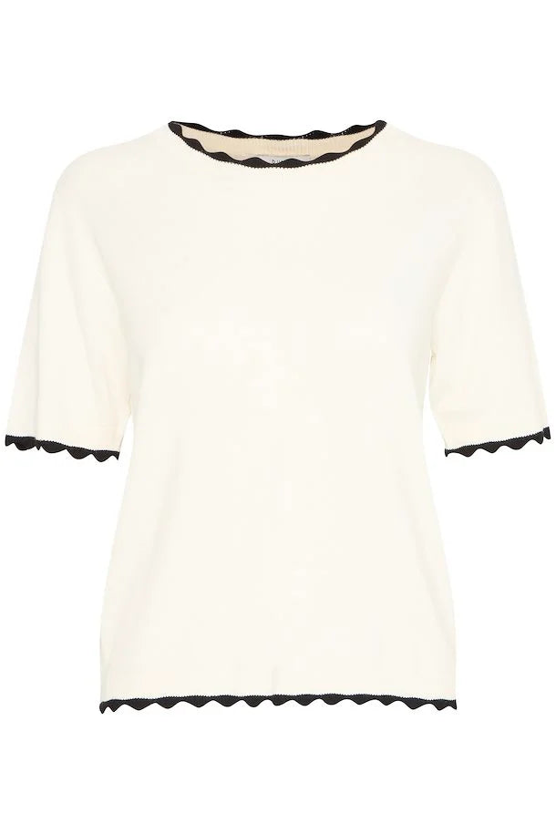 MARSHMALLOW MIX OMANJA SHORT SLEEVE JUMPER