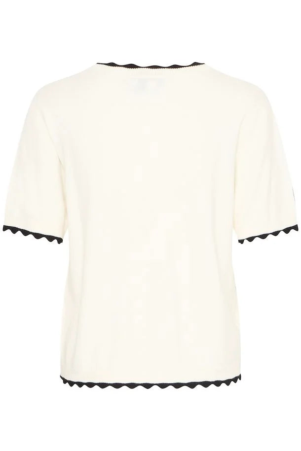 MARSHMALLOW MIX OMANJA SHORT SLEEVE JUMPER