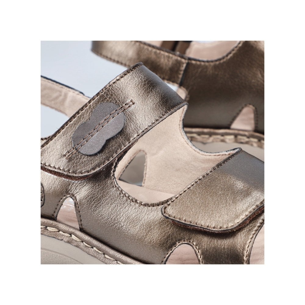 60462-90 LADIES' SANDALS BRONZE SEITL. ANFLECHTER