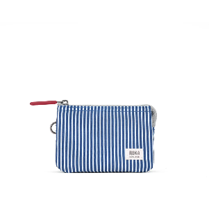 Carnaby Small Wallet in Blue Hickory Canvas - Small