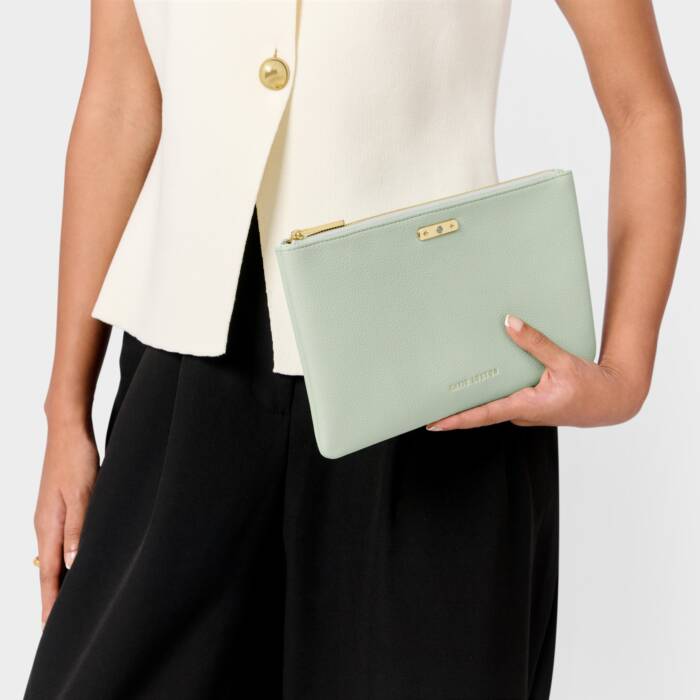 BIRTHSTONE POUCH AUGUST SAGE