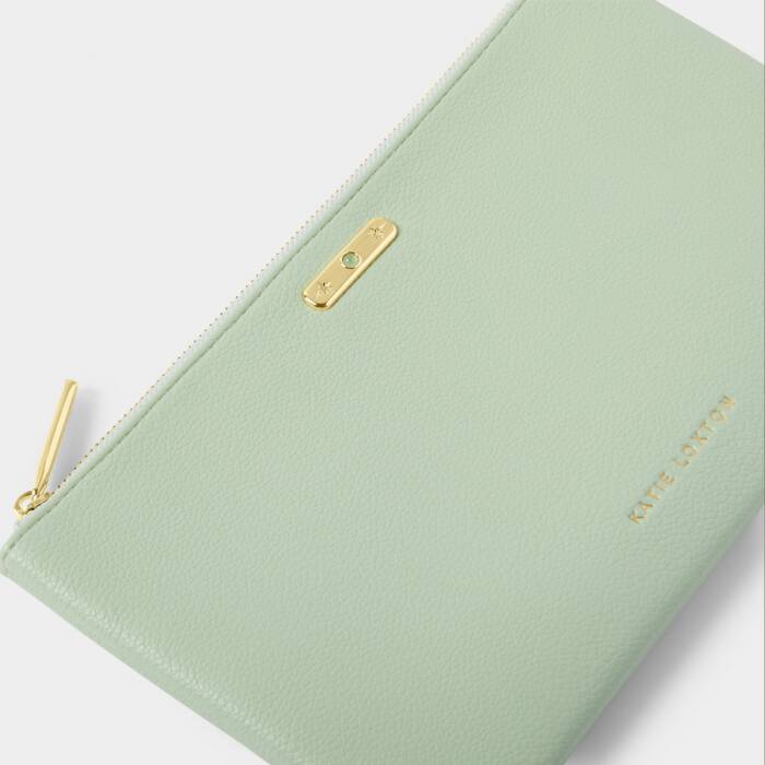 BIRTHSTONE POUCH AUGUST SAGE