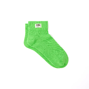 Wembley Ankle Socks for Women in Online Lime - UK 3-8 | EU 36-42