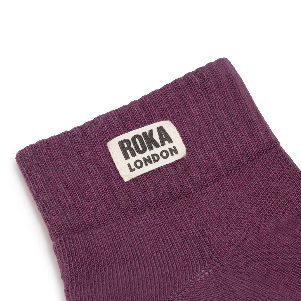 Wembley Ankle Socks for Women in Berry - UK 3-8 | EU 36-42