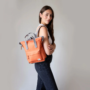 Bantry Medium Backpack in Airforce Nylon - Medium
