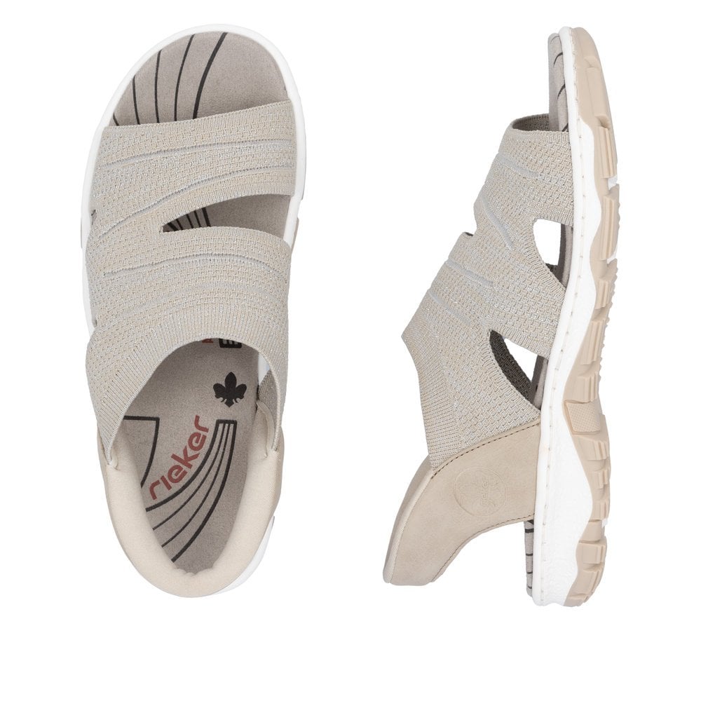 68895-64 LADIES' SANDALS BEIGE SEITL. ANFLECHTER